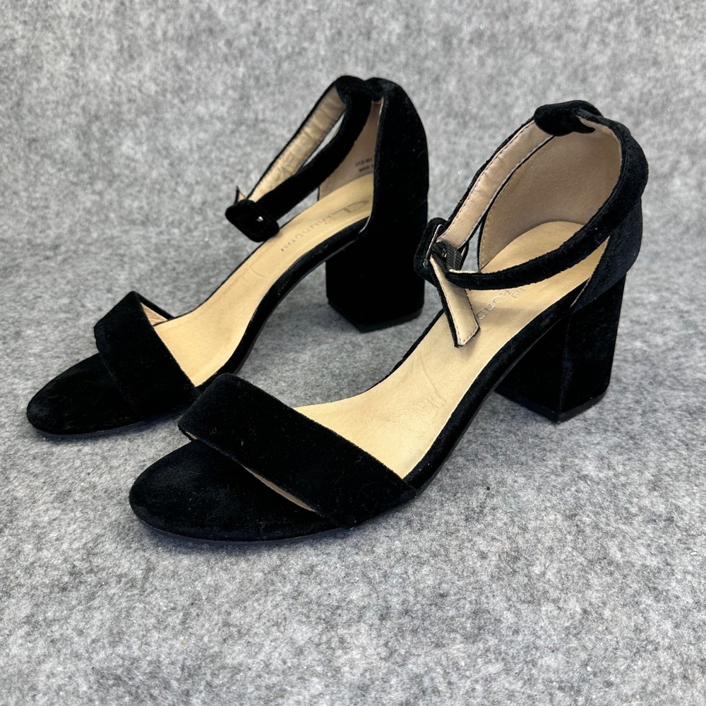 Chinese Laundry Jody Block Heel Womens 8.5 Open Toe Ankle Strap Sandals - Picture 8 of 10
